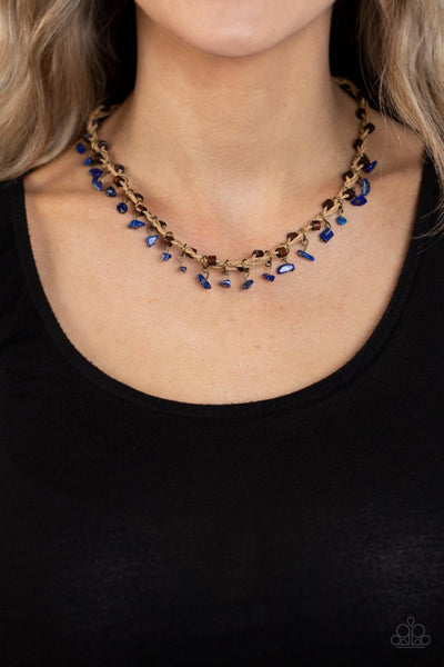 Paparazzi Necklace - Canyon Voyage - Blue