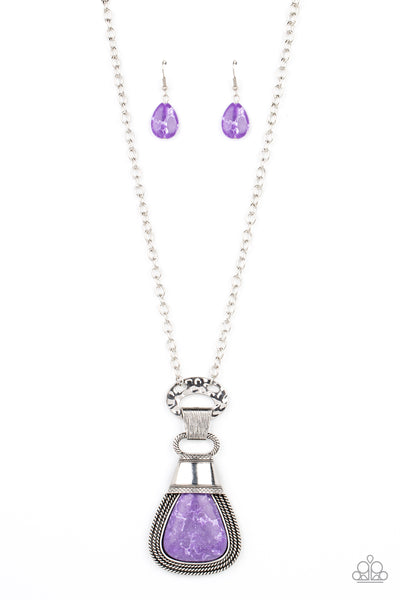 Paparazzi Necklace - Rodeo Royale - Purple