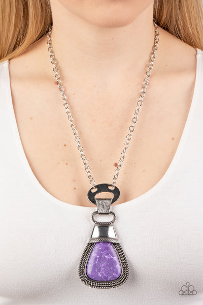 Paparazzi Necklace - Rodeo Royale - Purple