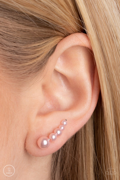 Paparazzi Earring - Dropping into Divine - Pink Crawler