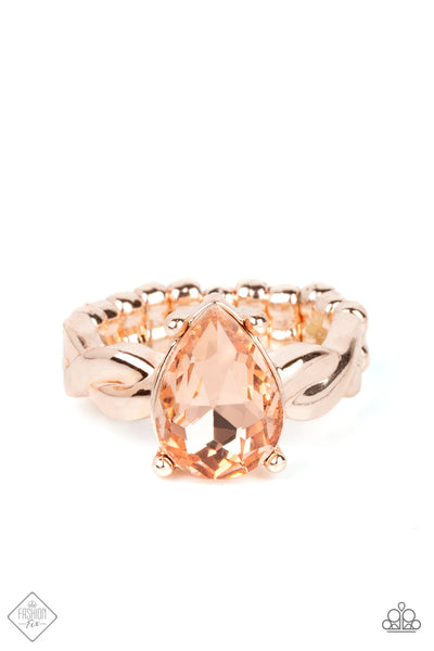 Paparazzi Ring - Law of Attraction - Rose Gold