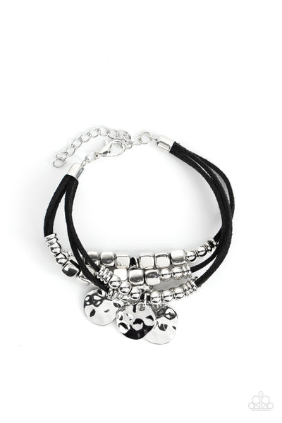Paparazzi Bracelet - Token Trek - Black