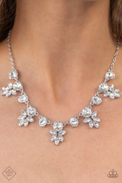 Paparazzi Necklace - Prismatic Proposal - White
