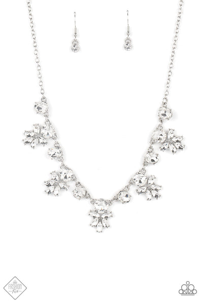 Paparazzi Necklace - Prismatic Proposal - White