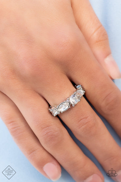 Paparazzi Ring - Wedded Bliss - White