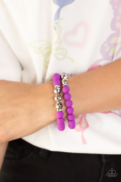 Paparazzi Bracelet - Dip and Dive - Purple