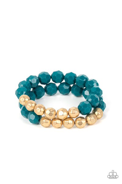 Paparazzi Bracelet - Grecian Glamour - Blue