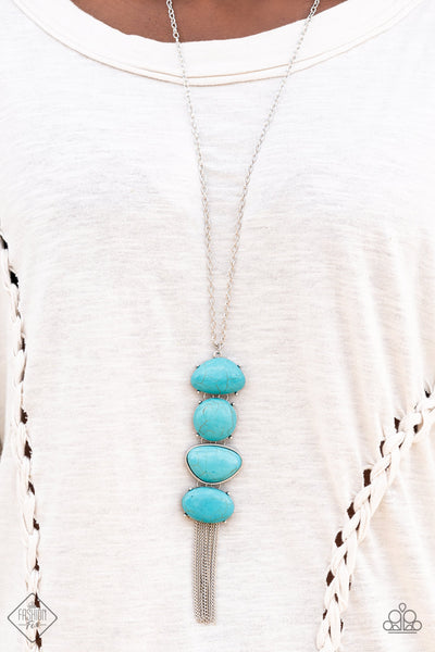 Paparazzi Necklace - Hidden Lagoon - Blue