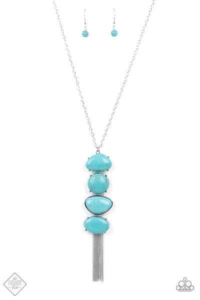 Paparazzi Necklace - Hidden Lagoon - Blue