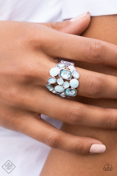 Paparazzi Ring - Multichromatic Meditation - Blue