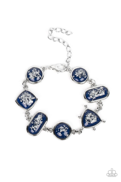 Paparazzi Bracelet - Speckled Shimmer - Blue