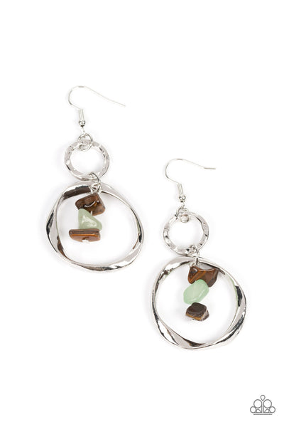 Paparazzi Earring - Good-Natured Spirit - Brown