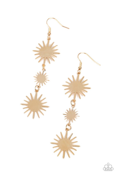 Paparazzi Earring - Solar Soul - Gold