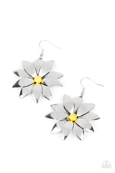 Paparazzi Earring - Pinwheel Prairies - Yellow