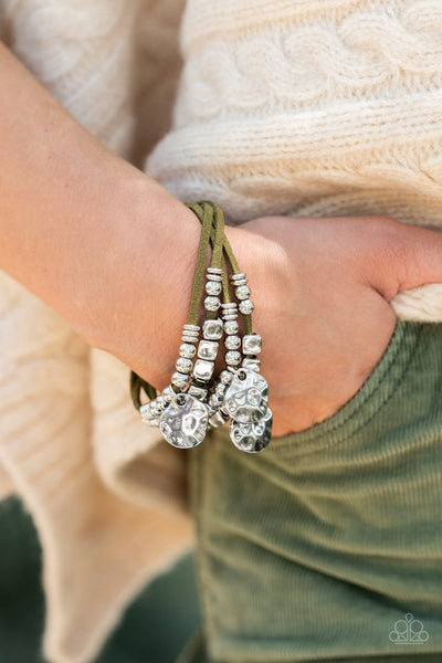 Paparazzi Bracelet - Token Trek - Green