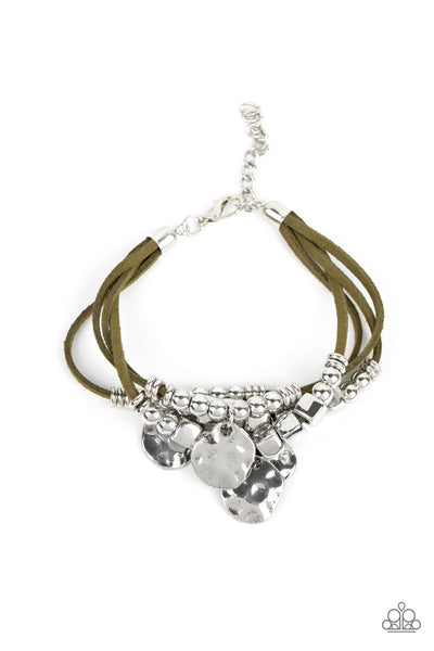 Paparazzi Bracelet - Token Trek - Green