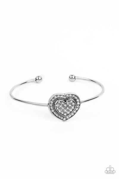 Paparazzi Bracelet - Stunning Soulmates - White