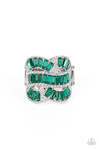 Paparazzi Ring - Six-Figure Flex - Green