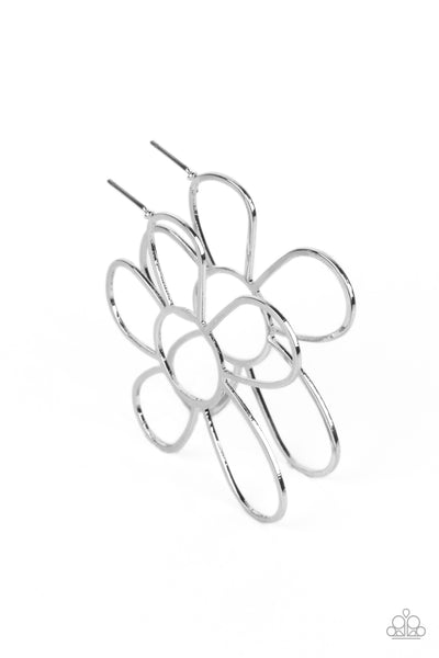 Paparazzi Earring - Rustic Rarity - Silver