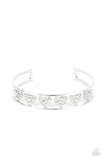 Paparazzi Bracelet - Decadent Devotion - White