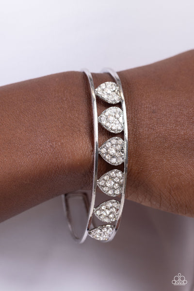 Paparazzi Bracelet - Decadent Devotion - White