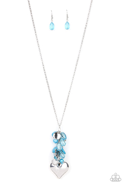 Paparazzi Necklace - Beach Buzz - Blue