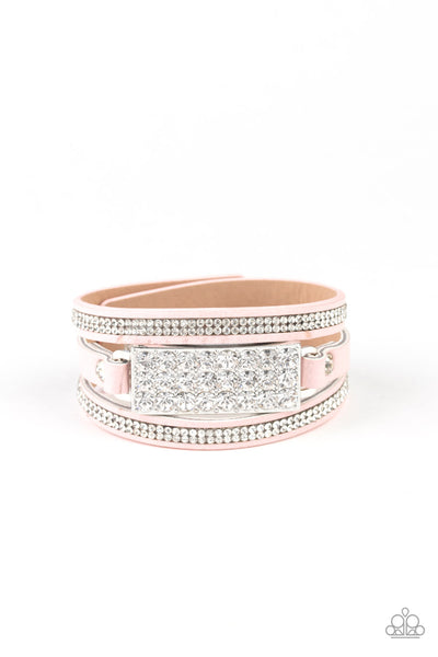 Paparazzi Bracelet - Shockingly Sparkly - Pink Urban