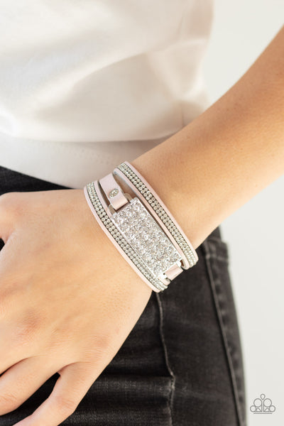 Paparazzi Bracelet - Shockingly Sparkly - Pink Urban