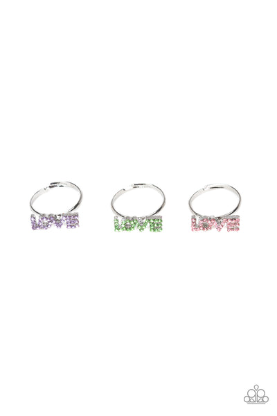 Starlet Shimmer Ring - LOVE
