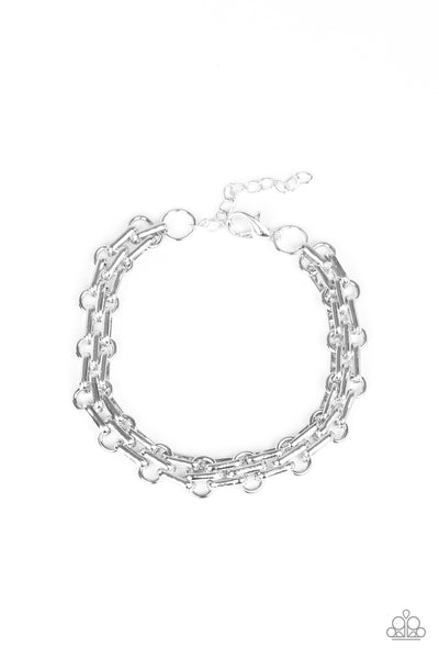 Paparazzi Bracelet - Urban Utility - Silver Urban