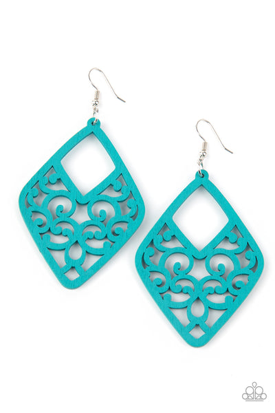 Paparazzi Earring - VINE For The Taking - Blue
