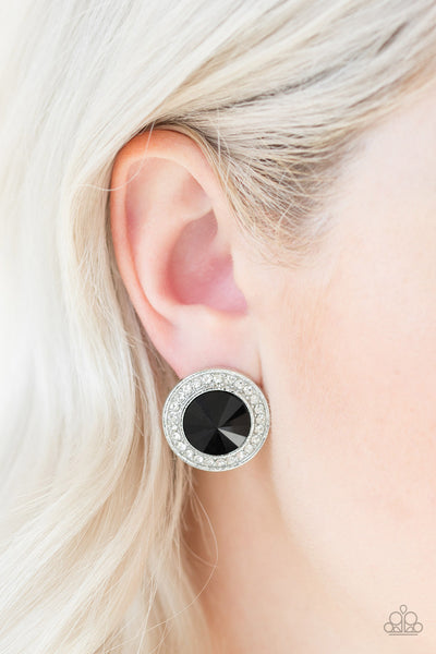 Paparazzi Earring - What Should I Bling - Black