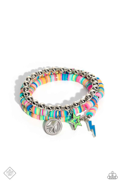 Paparazzi Bracelet - Far Out Fashion - Multi