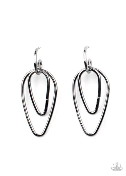 Paparazzi Earring - Droppin' Drama - Black