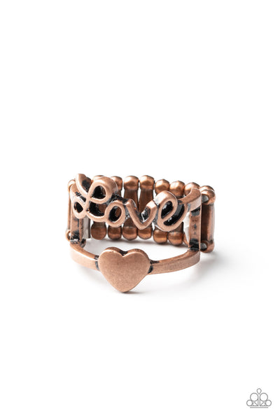 Paparazzi Ring - Heartstring Harmony - Copper
