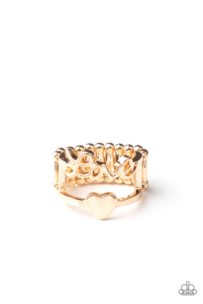 Paparazzi Ring - Heartstring Harmony - Gold