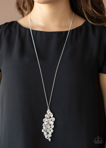Paparazzi Necklace - Take A Final Bough - White