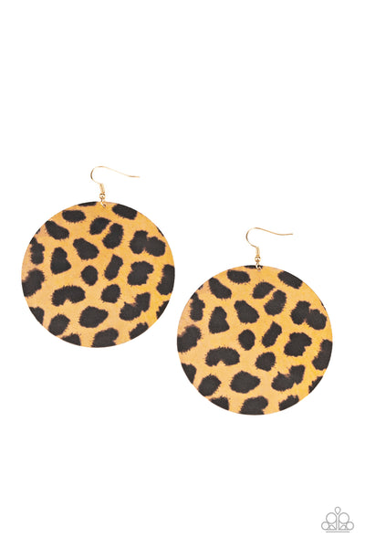 Paparazzi Earring - Doing Grr-eat - Brown