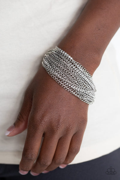 Paparazzi Bracelet - Pour Me Another - Silver