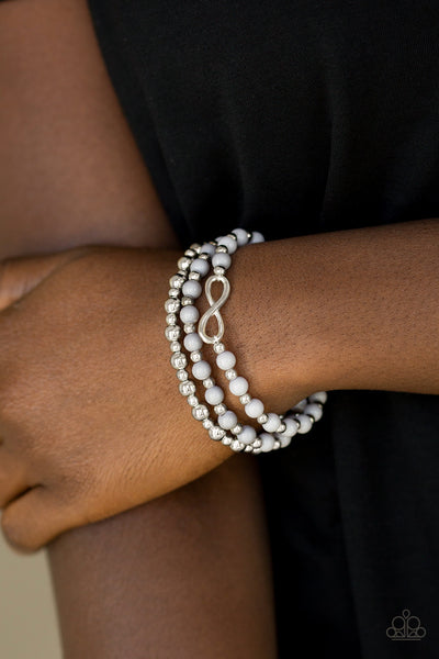 Paparazzi Bracelet - Immeasurably Infinite - Silver