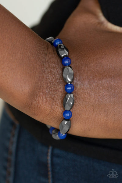 Paparazzi Bracelet - To Each Their Own - Blue Urban