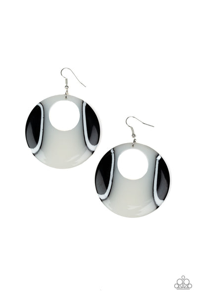 Paparazzi Earring - Haute Topic - White