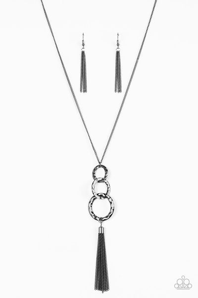 Paparazzi Necklace - Don't Bold Back! - Black