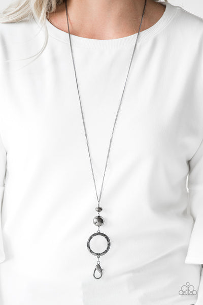 Paparazzi Lanyard - Bold Balancing Act - Black