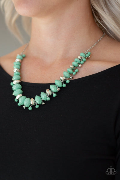 Paparazzi Necklace - Brags To Riches - Green