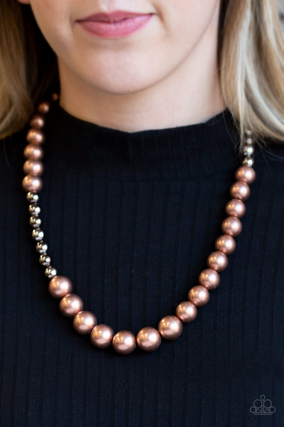 Paparazzi Necklace - Power to the People - Copper
