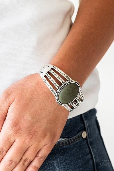 Paparazzi Bracelet - Desert Glyph - Green