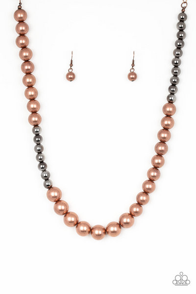 Paparazzi Necklace - Power to the People - Copper