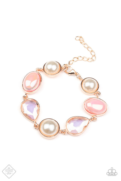 Paparazzi Bracelet - Nostalgically Naughty - Rose Gold