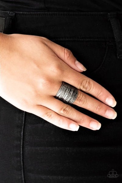 Paparazzi Ring - Paleo Patterns - Black